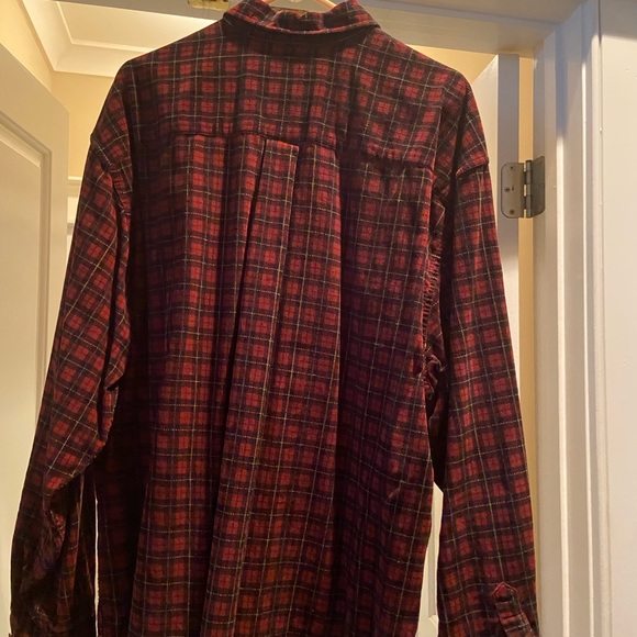 long sleeve button down flannel - Picture 2 of 3